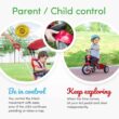 smarTrike Zoom 4 in 1 Baby Toddler Trike Tricycle Toy for 15 to 36 Months, Red smarTrike Zoom 4 in 1 Baby Toddler Trike Tricycle Toy for 15 to 36 Months, Red