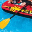 Bestway 101 Inch Rapid Rider 4-Person Floating Raft and Intex Boat Oars