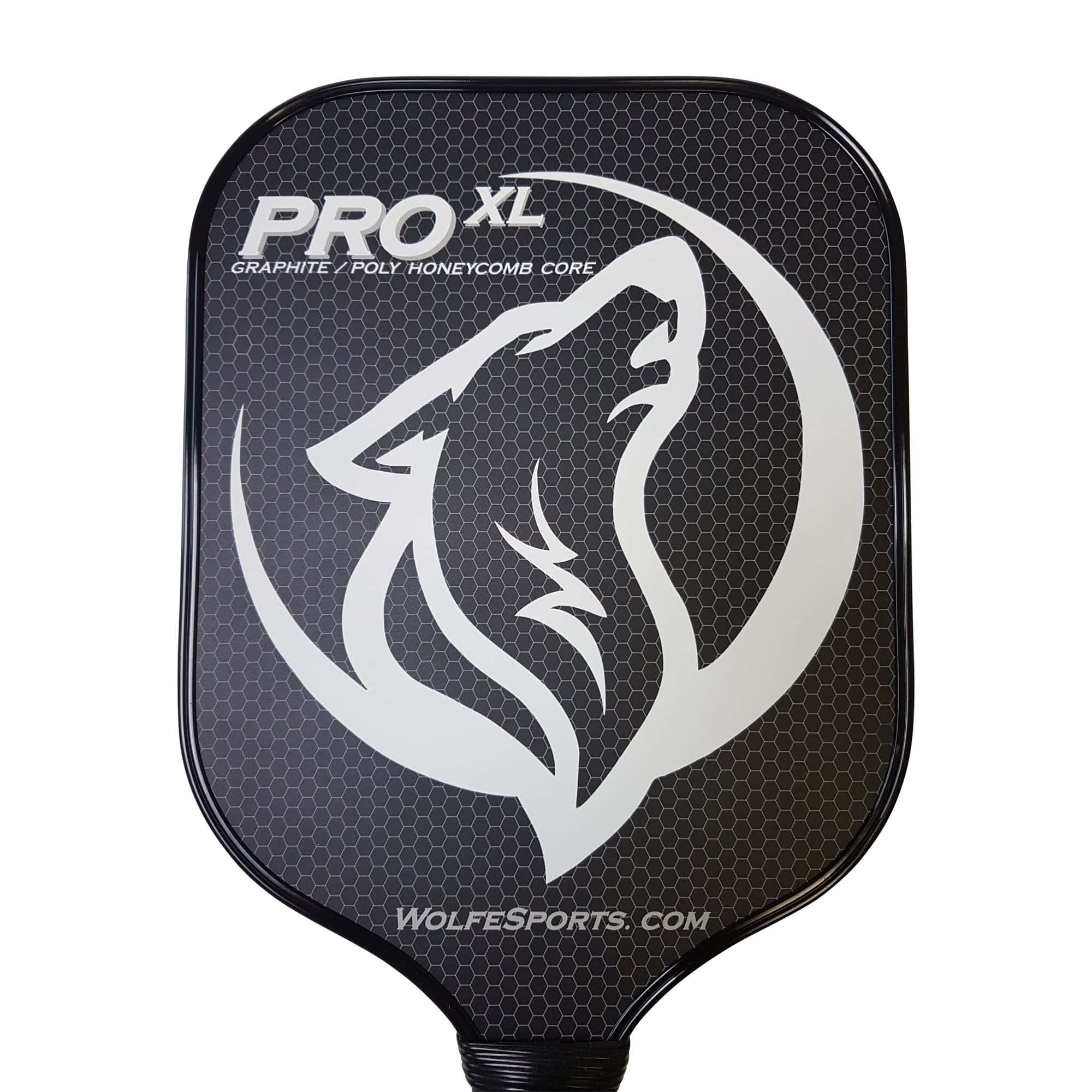 Wolfe XL PRO Graphite Pickleball Paddle - Extra Large Paddle Head (XL) - USAPA Approved for Tournament Play - Includes Paddle Case Wolfe XL PRO Graphite Pickleball Paddle - Extra Large Paddle Head (XL) - USAPA Approved for Tournament Play - Includes Paddle Case - Image 3