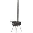 US Stove 248053 14 in. Tent Heater Outfitter Black Steel Camp Backpacker Stove