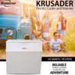 Koolatron P85 Iceless Electric Cooler Warmer 49L / 52 qt Portable Ice Chest Grey White