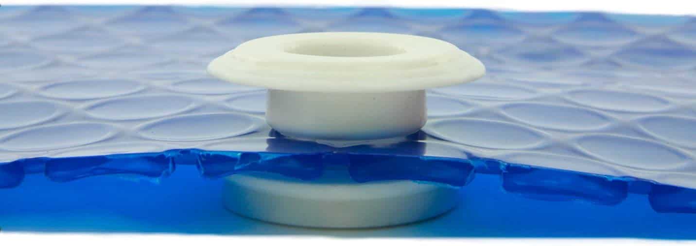 Sun2Solar Blue 12' x 24' Oval Solar Pool Cover - 1200 Series with Grommets Sun2Solar Blue 12' x 24' Oval Solar Pool Cover - 1200 Series with Grommets - Image 6
