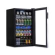 Newair Beverage Refrigerator Cooler |126 Cans Free Standing with Glass Door