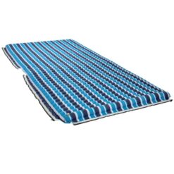 Aqua Supersized Plank Inflatable Floating Raft with Hand Pump, Blue