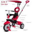smarTrike Zoom 4 in 1 Baby Toddler Trike Tricycle Toy for 15 to 36 Months, Red smarTrike Zoom 4 in 1 Baby Toddler Trike Tricycle Toy for 15 to 36 Months, Red