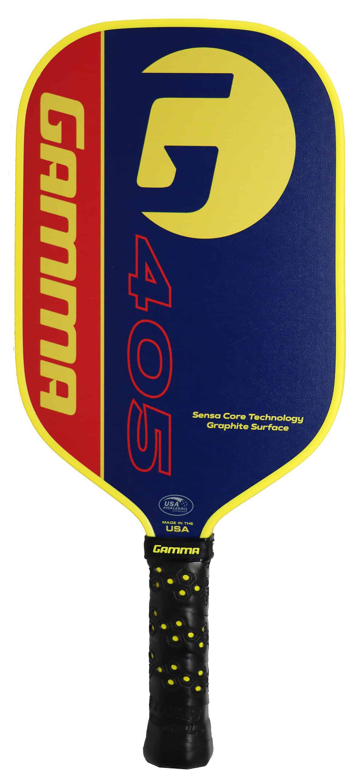GAMMA 405 Pickleball Paddle Red Yellow Blue GAMMA 405 Pickleball Paddle Red Yellow Blue - Image 2