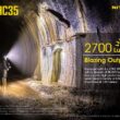 Combo: Nitecore HC35 Rechargeable LED Headlamp - 4 x CREE XP-G3 S3 w/Extra 2140 Battery and UI1 USB Charger +Free Eco-Sensa USB Cord