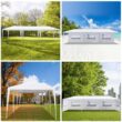 Zimtown 10'x30' Canopy install Gazebo Wedding Party Tent with Removable Sidewall Outdoor