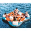Bestway 101 Inch Rapid Rider 4-Person Floating Raft and Intex Boat Oars