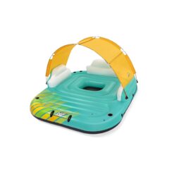 Bestway - Hydro-Force 9’6” Sunny Lounge 5-Person Inflatable Island Blue Adult