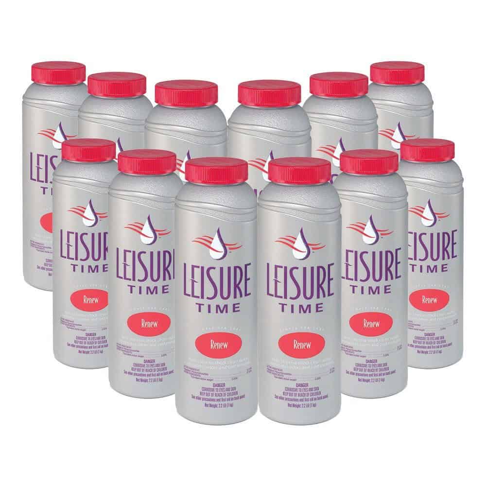 Leisure Time Renew Granular 2.2lb Non-Chlorine Shock Oxidizer Swimming Spas 12pk Leisure Time Renew Granular 2.2lb Non-Chlorine Shock Oxidizer Swimming Spas 12pk