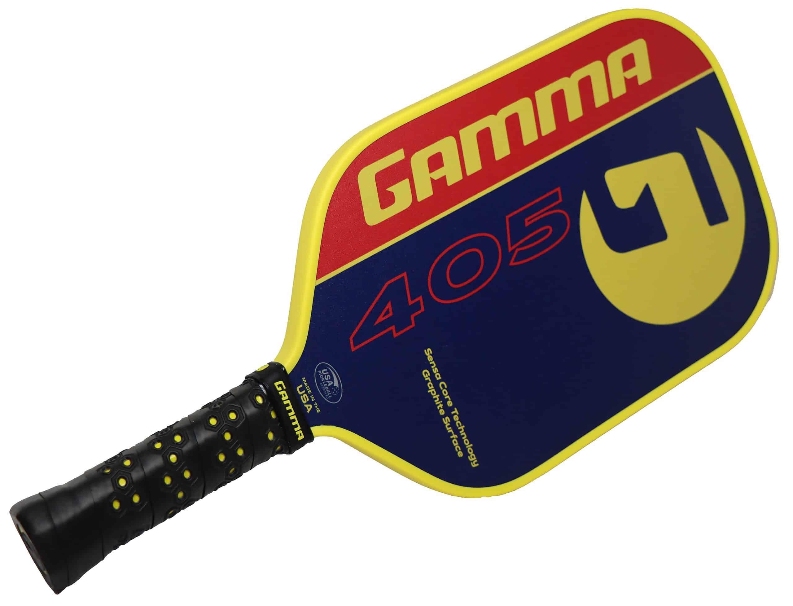 GAMMA 405 Pickleball Paddle Red Yellow Blue GAMMA 405 Pickleball Paddle Red Yellow Blue