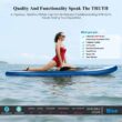 Ancheer iSUP Inflatable Stand Up Paddle Board with Accessories, Blue