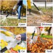 Ninouko 20V Cordless Leaf Blower 150MPH with 4.0Ah Battery and Charger for Lawn Care, Garage, Snow Ninouko 20V Cordless Leaf Blower 150MPH with 4.0Ah Battery and Charger for Lawn Care, Garage, Snow