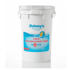 Doheny's 3 Inch Swimming Pool Chlorine Tablets | Pro-Grade Pool Sanitizer | 90% Stabilized Chlorine | 50 LB Bucket