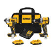 DEWALT 20V MAX XR Brushless Cordless 1/2 in. Drill/Driver and 1/4-in Impact Driver Kit