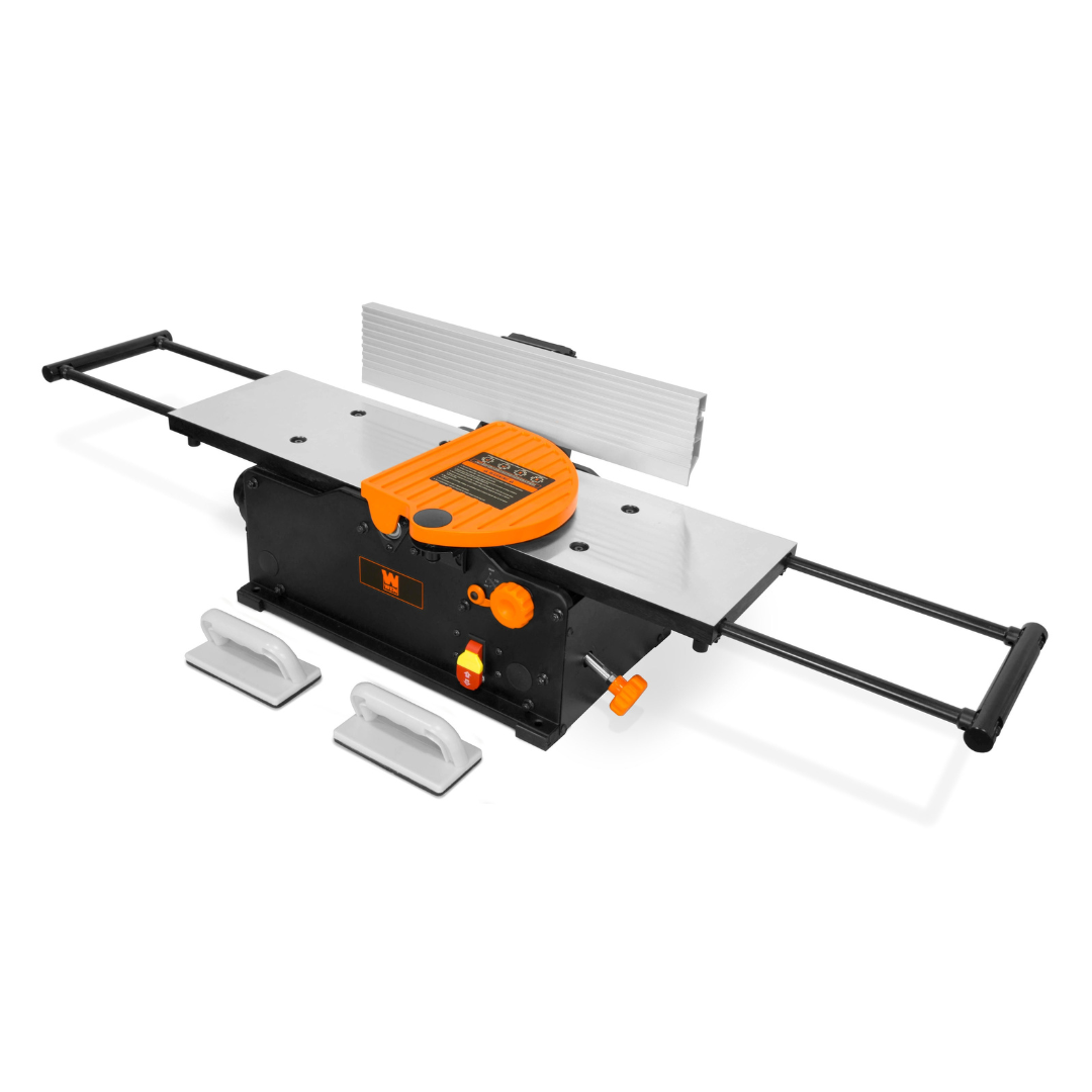 WEN 10-Amp 8-in Spiral Benchtop Jointer with Extendable Table WEN 10-Amp 8-in Spiral Benchtop Jointer with Extendable Table