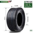 Wanda 2 New 23x10.5-12 Lawn Mower Golf Cart Turf Tires P332 /4PR - 13049