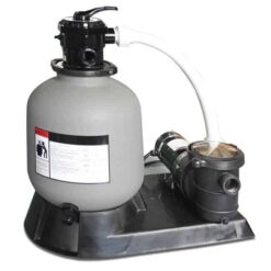 International Leisure Products 71915SL 19 in. Swimline Sand Filter Combo for Above Ground Pools, Gray