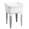 Mustee Utilatub 23 in. W X 25 in. D Single Polypropylene Laundry Tub