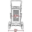 Pet Gear Excursion No-Zip Dog and Cat Stroller - Dark Platinum