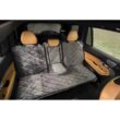 Plush Paws Products Quilted Velvet Waterproof Center Console Access Hammock Car Seat Cover - London Grey Plush Paws Products Quilted Velvet Waterproof Center Console Access Hammock Car Seat Cover - London Grey