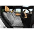 Plush Paws Products Quilted Velvet Waterproof Center Console Access Hammock Car Seat Cover - London Grey Plush Paws Products Quilted Velvet Waterproof Center Console Access Hammock Car Seat Cover - London Grey