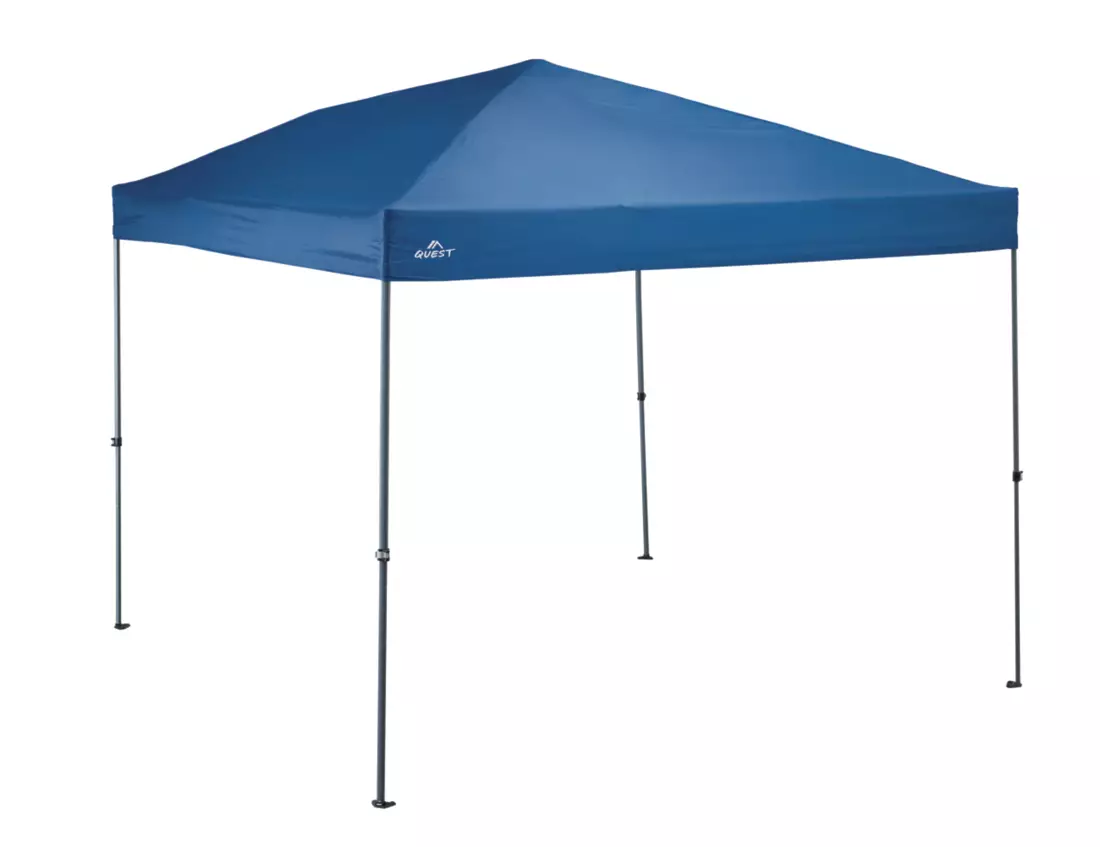 Quest Q100 10' X 10' Quick Lift Straight Leg Canopy - Royal