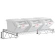 Rubbermaid 18" x 36" Wall Mounted Ingredient Bin Shelving Kit with 3 Shelf Ingredient Bins