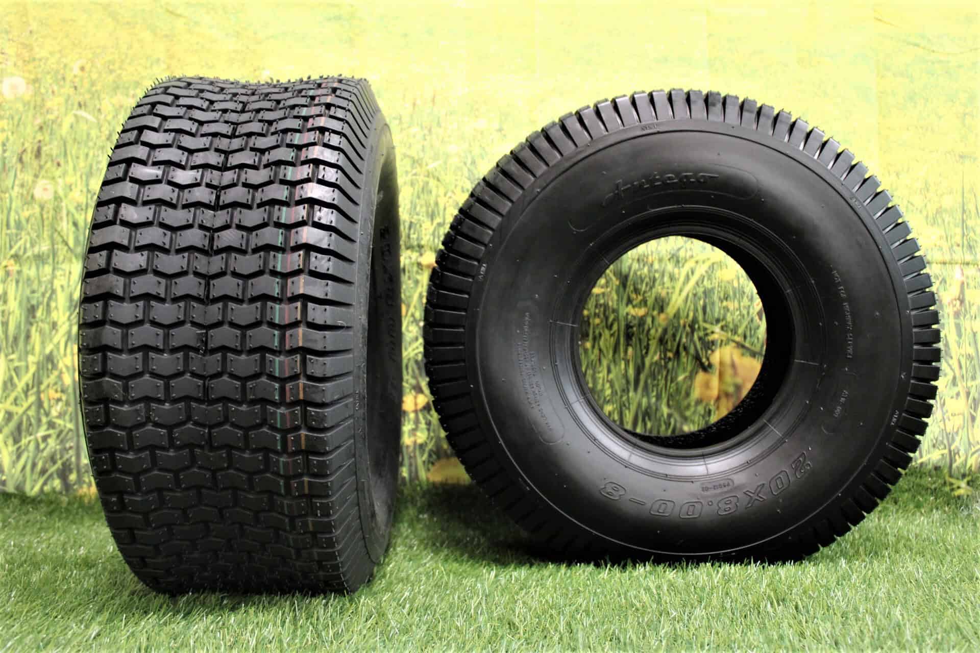 Antego Tire and Wheel 20x8.00-8 4 Ply Turf Tires for Lawn & Garden Mower 20x8-8 (Set of 2) Antego Tire and Wheel 20x8.00-8 4 Ply Turf Tires for Lawn & Garden Mower 20x8-8 (Set of 2) - Image 3