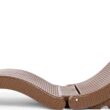 SwimWays Terra Sol Sonoma 2-in-1 Pool Float and Patio Chaise Lounge Chair, Chocolate Brown