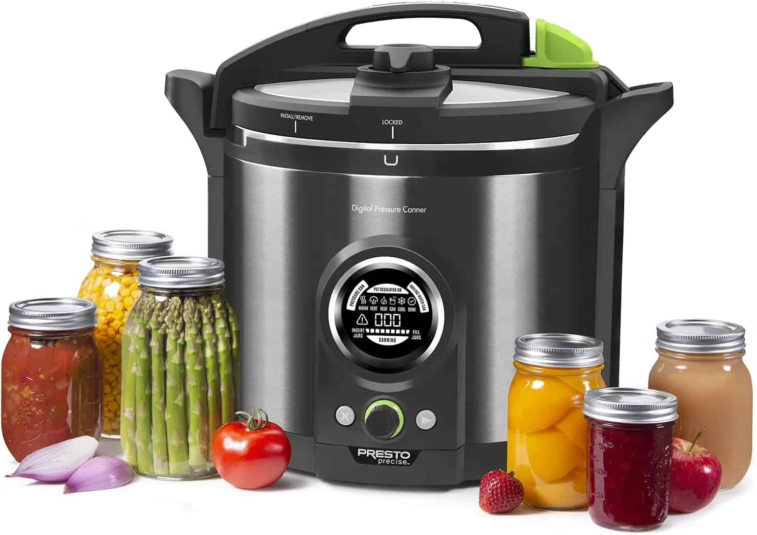 Presto Precise Electric Pressure Canner (12 qt) - Safe Canning for All Presto Precise Electric Pressure Canner (12 qt) - Safe Canning for All - Image 5