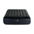 Intex 64123ED Dura Beam Plus 16" Pillow Raised Air Mattress with Built in Pump, Queen, Navy
