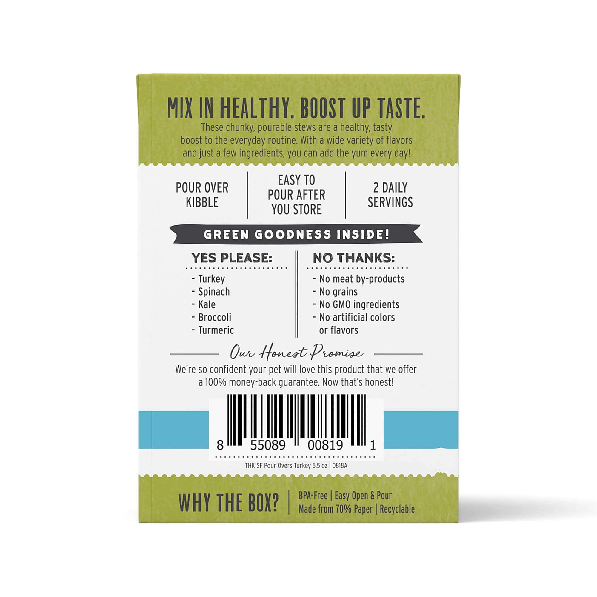The Honest Kitchen Superfood POUR OVERS Turkey Stew with Veggies Wet Dog Food Topper The Honest Kitchen Superfood POUR OVERS Turkey Stew with Veggies Wet Dog Food Topper - Image 9