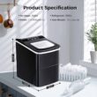 AGLUCKY Countertop Ice Maker Machine, Portable Ice Makers Countertop, Make 26 lbs ice in 24 hrs,Ice Cube Ready in 6-8 Mins with Ice Scoop and Basket AGLUCKY Countertop Ice Maker Machine, Portable Ice Makers Countertop, Make 26 lbs ice in 24 hrs,Ice Cube Ready in 6-8 Mins with Ice Scoop and Basket