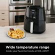 Ninja AF101 Air Fryer that Crisps, Roasts, Reheats, & Dehydrates, for Quick, Easy Meals, 4 Quart Capacity, & High Gloss Finish, Black/Grey Ninja AF101 Air Fryer that Crisps, Roasts, Reheats, & Dehydrates, for Quick, Easy Meals, 4 Quart Capacity, & High Gloss Finish, Black/Grey