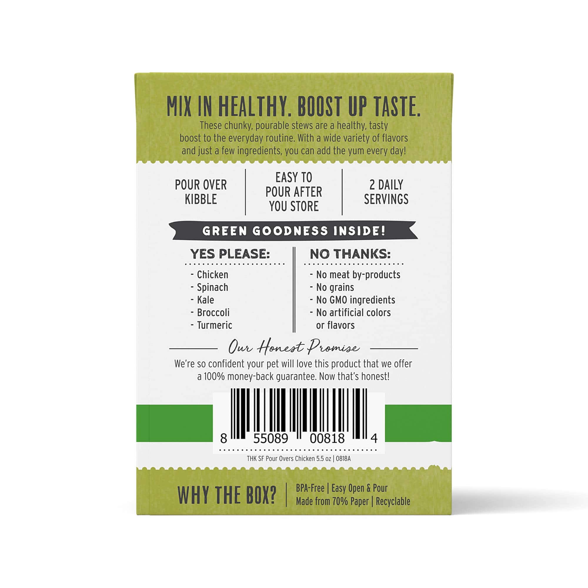 The Honest Kitchen Superfood POUR OVERS Chicken Stew with Veggies Wet Dog Food Topper The Honest Kitchen Superfood POUR OVERS Chicken Stew with Veggies Wet Dog Food Topper - Image 8