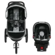 Graco FastAction Fold Jogger Click Connect Travel System - Gotham