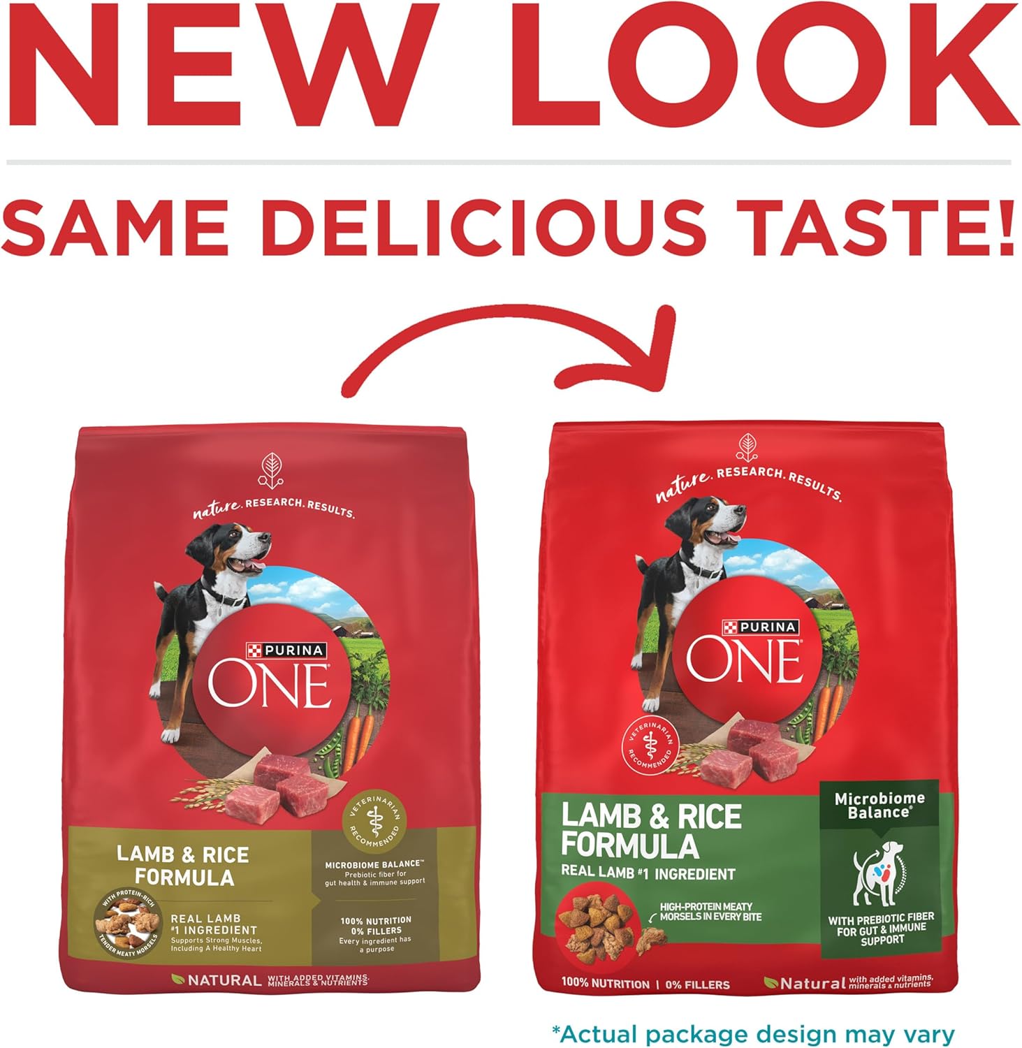 Purina ONE Dry Dog Food Lamb and Rice Formula - 31.1 lb. Bag Purina ONE Dry Dog Food Lamb and Rice Formula - 31.1 lb. Bag - Image 2