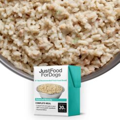 JustFoodForDogs PantryFresh Balanced Remedy Recipe Fresh Dog Food, 12.5-oz pouch, case of 12