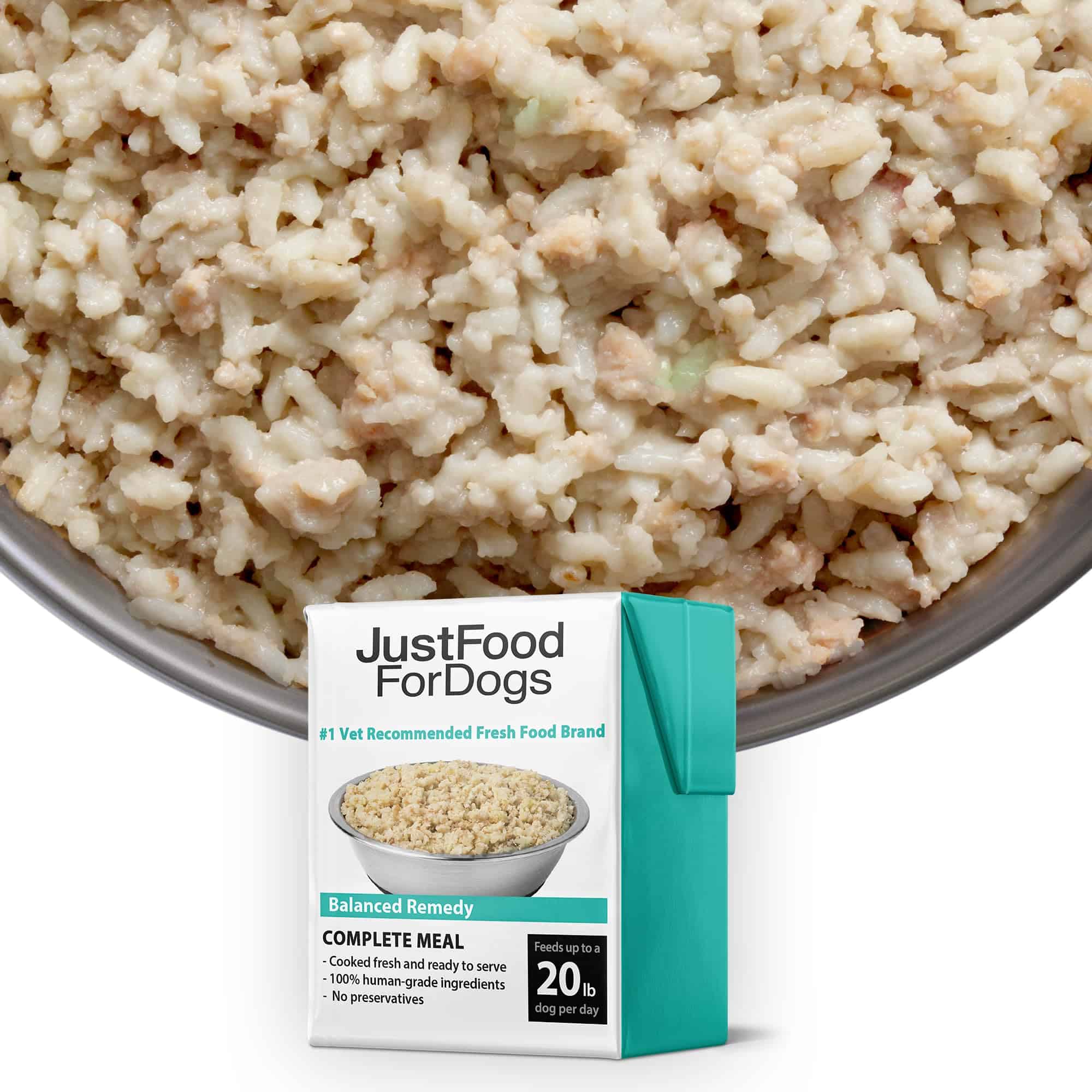 JustFoodForDogs PantryFresh Balanced Remedy Recipe Fresh Dog Food, 12.5-oz pouch, case of 12 JustFoodForDogs PantryFresh Balanced Remedy Recipe Fresh Dog Food, 12.5-oz pouch, case of 12