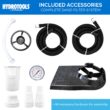 International Leisure Products 71915SL 19 in. Swimline Sand Filter Combo for Above Ground Pools, Gray