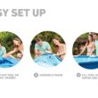 Intex Metal Frame 10' x 30" Outdoor Swimming Pool with Filter Pump & Cover Metal frame pools Round