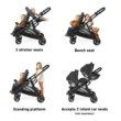 Graco Ready2Grow LX 2.0 Double Stroller - Clark