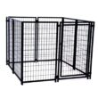 ALEKO DK5x5x4SQ-HD 4 ft. H x 5 ft. W x 5 ft. L Dog Kennel ALEKO DK5x5x4SQ-HD 4 ft. H x 5 ft. W x 5 ft. L Dog Kennel