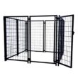 ALEKO DK5x5x4SQ-HD 4 ft. H x 5 ft. W x 5 ft. L Dog Kennel ALEKO DK5x5x4SQ-HD 4 ft. H x 5 ft. W x 5 ft. L Dog Kennel