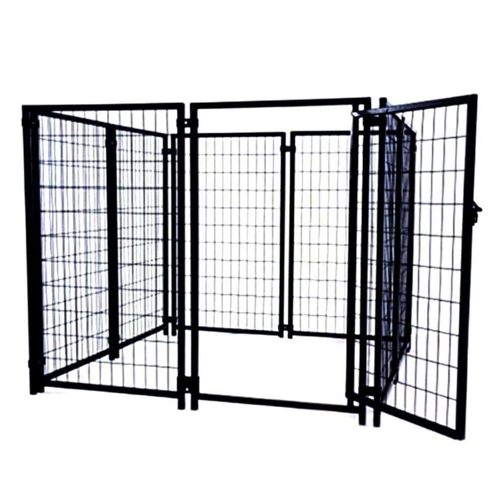 ALEKO DK5x5x4SQ-HD 4 ft. H x 5 ft. W x 5 ft. L Dog Kennel ALEKO DK5x5x4SQ-HD 4 ft. H x 5 ft. W x 5 ft. L Dog Kennel - Image 6