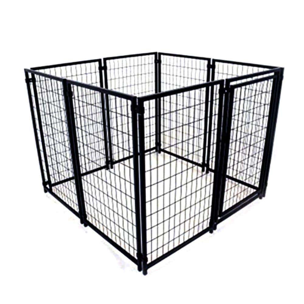ALEKO DK5x5x4SQ-HD 4 ft. H x 5 ft. W x 5 ft. L Dog Kennel ALEKO DK5x5x4SQ-HD 4 ft. H x 5 ft. W x 5 ft. L Dog Kennel - Image 4