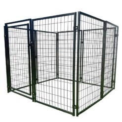 ALEKO DK5x5x4SQ-HD 4 ft. H x 5 ft. W x 5 ft. L Dog Kennel