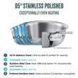All-Clad d5 Stainless-Steel Deep Skillet Set
